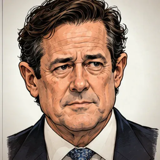 Caricature of Jes Staley