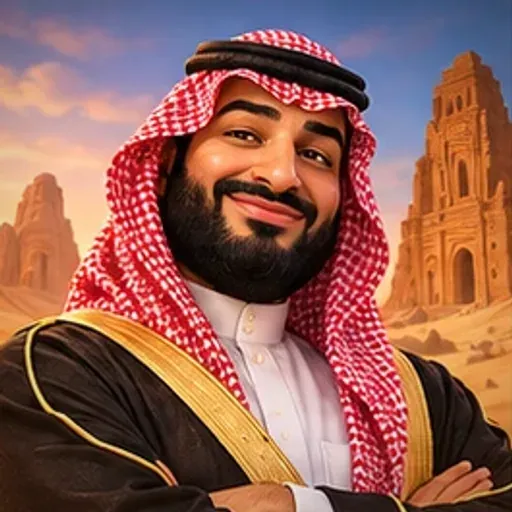Caricature of Mohammed bin Salman